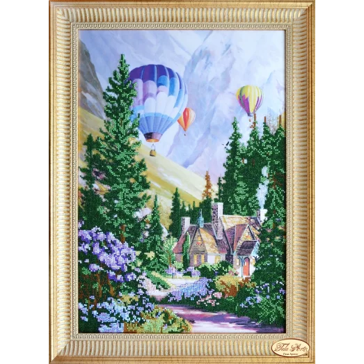 НТК-008 В горах. Набор для вышивания бисером. Тела Артис