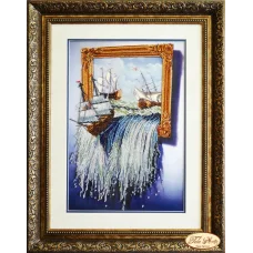 НТК-022 Море в картине. Набор для вышивания бисером. Тела Артис