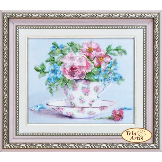 НВ-502 Набор для вышивки бисером Шебби-шик. Чашечка. Тела Артис