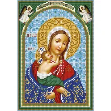 А4-И-552 Образ богородицы Благоуханный цвет. Схема для вышивки бисером ТМ Acorns