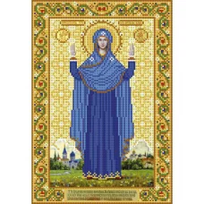 А4-И-553 Образ богородицы Нерушимая стена. Схема для вышивки бисером ТМ Acorns