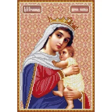 А4-И-340 Образ богородицы Отчаянных единая надежда. Схема для вышивки бисером ТМ Acorns