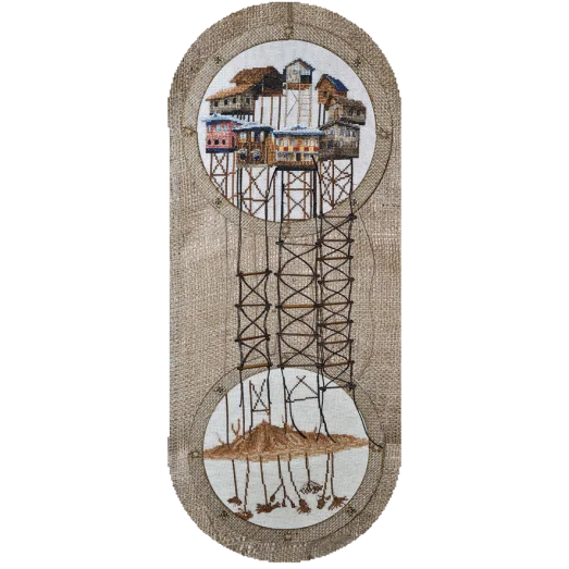 ОК0001 Параллельные миры. Набор для вышивки нитками Нова Слобода