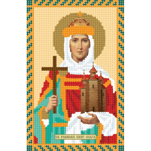 309a Ольга. Схема для вышивки бисером СвитАрт
