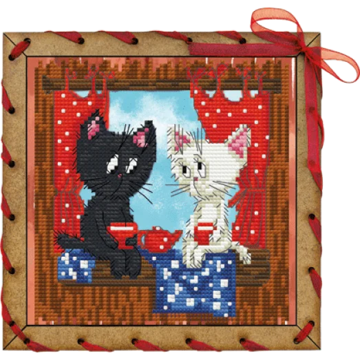 ОР7562 Чайная беседа. Набор для вышивки бисером Нова Слобода