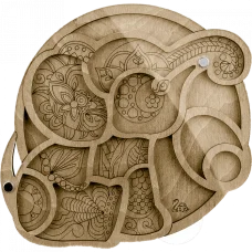 FLZB-033 Органайзер для бисера с крышкой Волшебная Страна