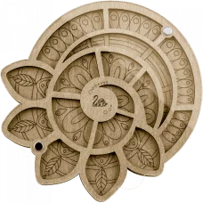 FLZB-035 Органайзер для бисера с крышкой Волшебная Страна