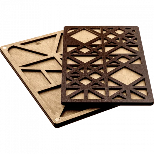 FLZB-047 Органайзер для бисера с деревянной крышкой Волшебная Страна