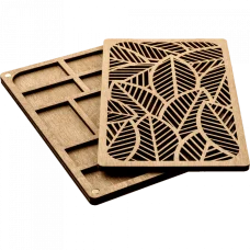 FLZB-049 Органайзер для бисера с деревянной крышкой Волшебная Страна