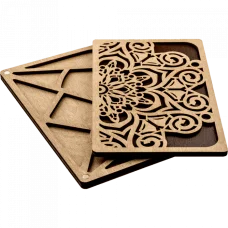 FLZB-050 Органайзер для бисера с деревянной крышкой Волшебная Страна