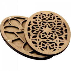 FLZB-056 Органайзер для бисера с деревянной крышкой Волшебная Страна