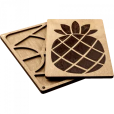 FLZB-065 Органайзер для бисера с деревянной крышкой Волшебная Страна