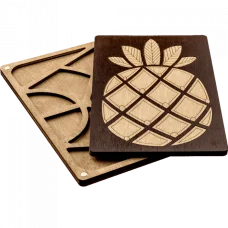 FLZB-066 Органайзер для бисера с деревянной крышкой Волшебная Страна