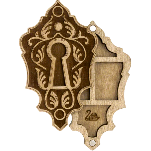 FLZB-107Органайзер для бисера с деревянной крышкой. Волшебная Страна