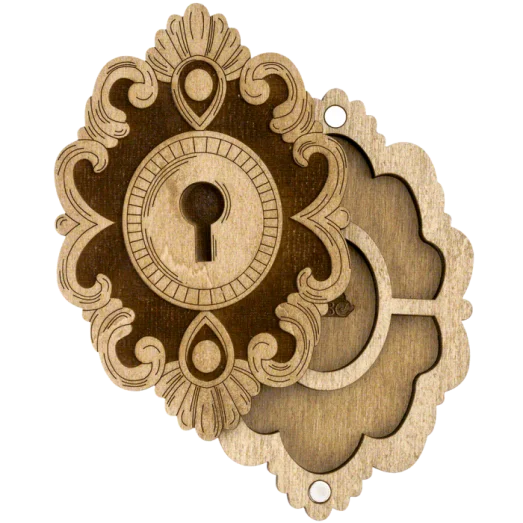 FLZB-108 Органайзер для бисера с деревянной крышкой. Волшебная Страна