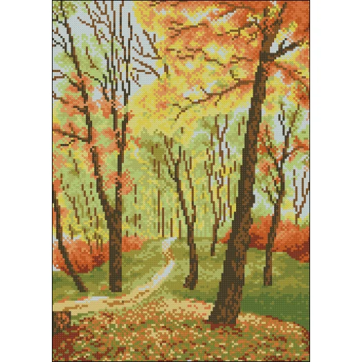 ФПК-3030 Осенний парк. Схема для вышивки бисером Феникс