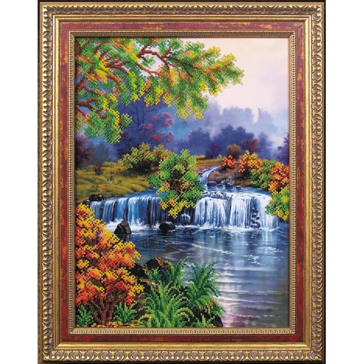 Б-135 Осенняя дымка. Набор для вышивки бисером Магия канвы