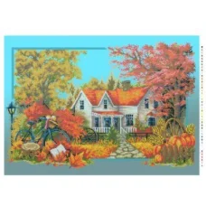 ЧВ-8004 Осенняя история. Схема для вышивки бисером. Бисерок