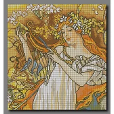 А-109 Осенняя мелодия. Схема для вышивки бисером ТМ Орхидея