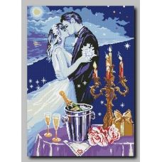 ОСП-15 Свадебный вечер. Схема для вышивки бисером. Орхидея
