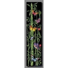 ОСЧ-81 Панно бабочки №1. Схема для вышивки бисером. Орхидея