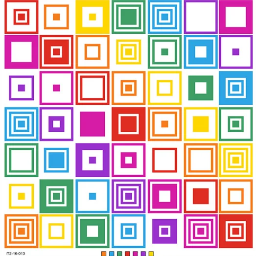 П2-16-013 Канва для вышивки подушки нитками. ТМ Вишиванка