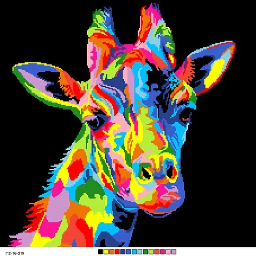 П2-16-019 Канва для вышивки подушки нитками. ТМ Вишиванка