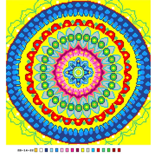 П3-14-022 Канва для вышивки подушки нитками. ТМ Вишиванка