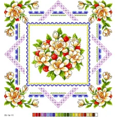 П3-16-011 Канва для вышивки подушки нитками. ТМ Вишиванка