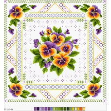 П3-16-014 Канва для вышивки подушки нитками. ТМ Вишиванка