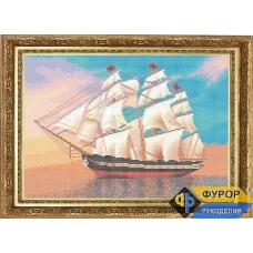 ФР-ПБп3-017 Корабль. Схема для вышивки бисером ТМ Фурор рукоделия