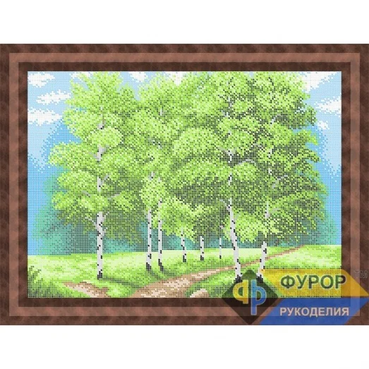 ФР-ПБп3-043 Роща. Схема для вышивки бисером ТМ Фурор рукоделия