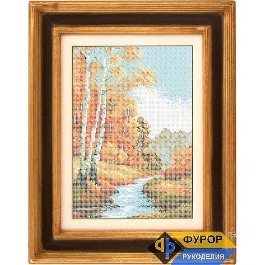 ФР-ПБп4-007 Осенний лес. Схема для вышивки бисером ТМ Фурор рукоделия