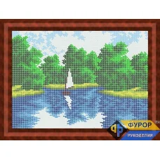 ФР-ПБп4-014 Озеро. Схема для вышивки бисером ТМ Фурор рукоделия