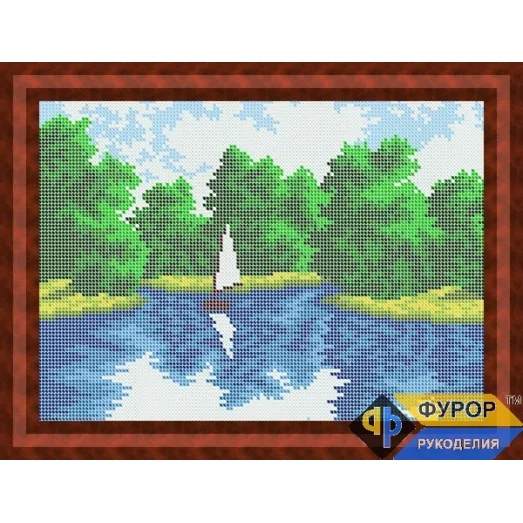 ФР-ПБп4-014 Озеро. Схема для вышивки бисером ТМ Фурор рукоделия