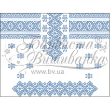 ПД-017 Загатовка детское платье. Барвиста Вишиванка