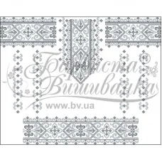 ПД-019 Загатовка детское платье. Барвиста Вишиванка