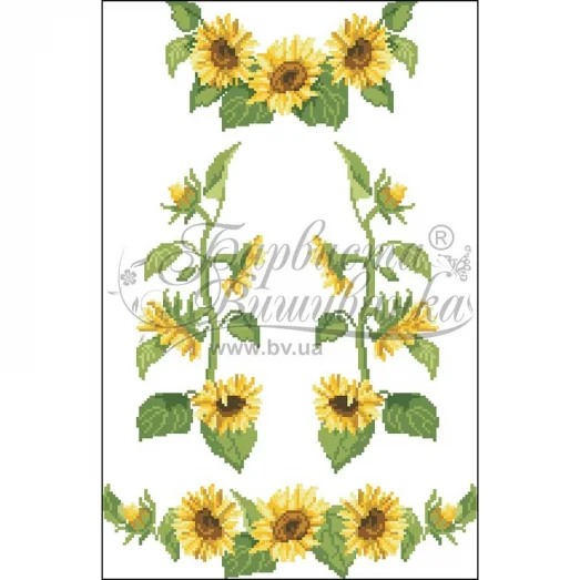 ПД-021 Загатовка детское платье. Барвиста Вишиванка