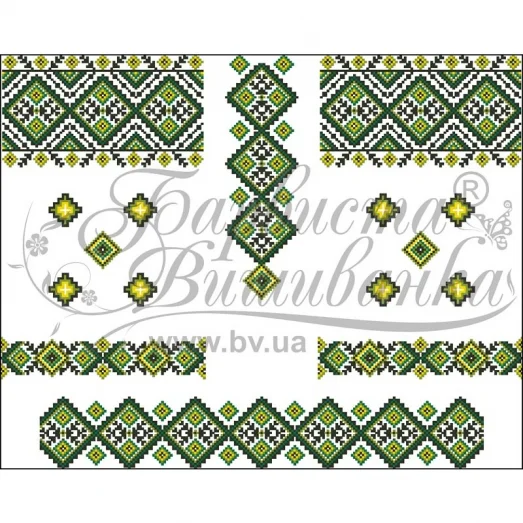 ПД-029 Заготовка детское платье. Барвиста Вишиванка