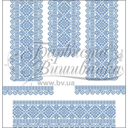 ПД-032 Заготовка детское платье. Барвиста Вишиванка