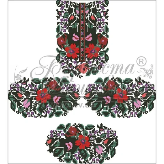 ПД-036 Заготовка детское платье. Барвиста Вишиванка