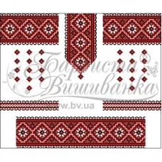 ПД-038 Заготовка детское платье. Барвиста Вишиванка