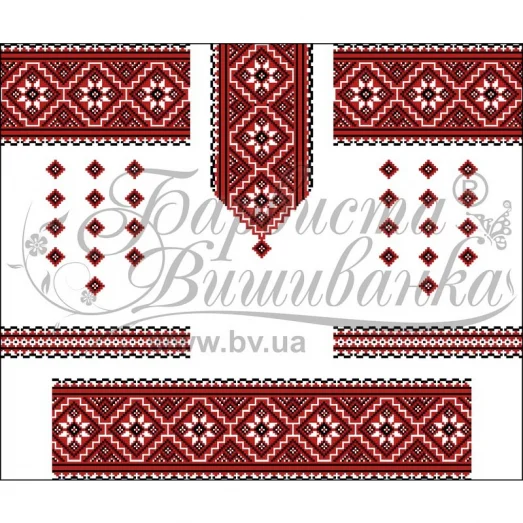 ПД-038 Заготовка детское платье. Барвиста Вишиванка