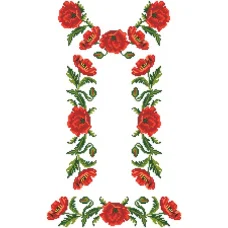 ПД-004 Загатовка детское платье. Барвиста Вишиванка