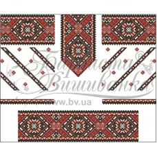 ПД-040 Заготовка детское платье. Барвиста Вишиванка