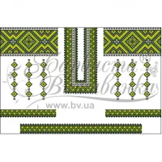 ПД-042 Заготовка детское платье. Барвиста Вишиванка