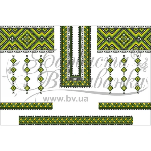 ПД-042 Заготовка детское платье. Барвиста Вишиванка