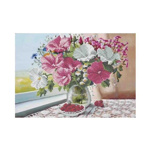 А4-К-832 Петуния. Схема для вышивки бисером ТМ Acorns