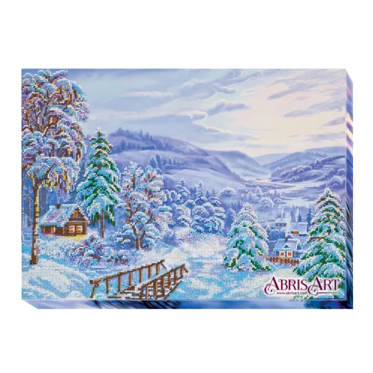 АВ-401 Зимнее утро. Набор для вышивки бисером. Абрис Арт
