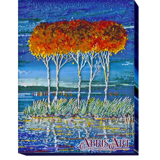 АВ-487 Огненная лазурь. Набор для вышивки бисером. Абрис Арт